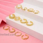 WFYOU 12PCS Adjustable Toe Rings for Women Silver Rose Gold Open Toe Ring Set Beach Foot Jewelry Tail Ring