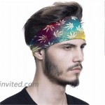 3 Pieces Weed Face Neck Gaiter Scarf Cannabis Culture Marijuana Leaf Headwear Bandana Balaclava Face Coverings for Men Women at Women’s Clothing store