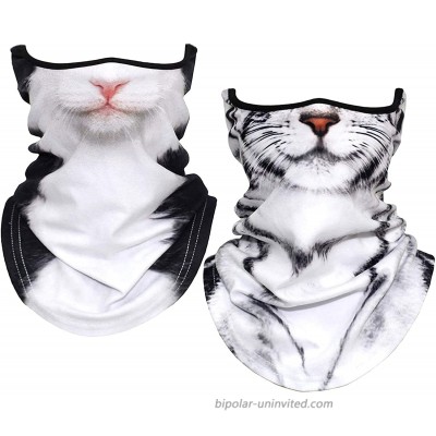 3D Animal Neck Gaiter Cat mask Balaclava Windproof Face Mask Scarf for Motorcycle Cycling Hiking Ski70 at  Men’s Clothing store