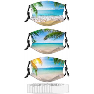 3PCS Face Mask Summer Beach. Starfish Family in Sunglasses Masks for Men Women at  Men’s Clothing store