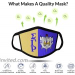 3PCS Sigma Gamma Rho Balaclava Bandanas Dust Face Masks Washable Reusable Mouse Covering for Mens Womens at Men’s Clothing store