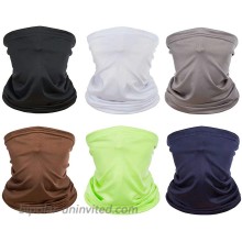 6 Pack Unisex Sun UV Protection Face Bandana Reusable Washable Fabric Cloth Half Mask Scarf for Cycling Motorcycle Hiking Breathable Neck Gaiter Balaclava Headwear for Men Women-8 at  Men’s Clothing store