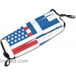 American Greece Greek Flag Reusable Face Mask Washable Breathable Face Cover Cloth Bandanas Dust Protection for Men Women