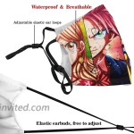 Anime Fairy Tail Anime Face Mask Bandanas Balaclava Comfortabl & Reusable with 2 Pcs Filters for Adult Black 1 Pcs at Men’s Clothing store