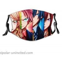 Anime Fairy Tail Anime Face Mask Bandanas Balaclava Comfortabl & Reusable with 2 Pcs Filters for Adult Black 1 Pcs at  Men’s Clothing store
