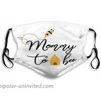 Baby Shower Mommy to Bee Cute Card Mothers Day Bees Face Mask Reusable Washable Masks Cloth for Men and Women at  Women’s Clothing store