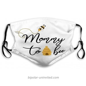 Baby Shower Mommy to Bee Cute Card Mothers Day Bees Face Mask Reusable Washable Masks Cloth for Men and Women at  Women’s Clothing store