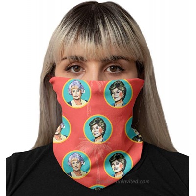 Bad Bananas Golden Girls Face Masks - Neck Gaiters Washable Reusable Face Covers Gifts for Golden Girls Fans
