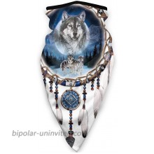 Balaclava Face Mask Native American Dream Catcher Scarf Multifunctional Neck Gaiter Breathable Headwear Bandana for Men and Women Black at  Men’s Clothing store