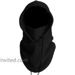 Balaclava Heavy Weight Outdoor Sports face Mask Men Women Winter Fleece Tactical Cold Weather ski Mask Black at Men’s Clothing store