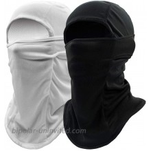 Balaclava Ski Mask Tactical Camo UV Protection Face Scarf Hood for Running Cycling Motorcycle Winter Summer Black+White at  Men’s Clothing store