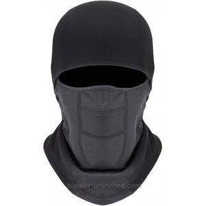 Balaclava Ski Mask - Winter Motorcycle Snowboard Face Mask Windproof with Breathable Vents for Men Women Black at  Men’s Clothing store