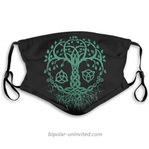 Celtic Tree of Life mask Face Protection Decoration with 2 Filter Chip-one_Color- at  Men’s Clothing store