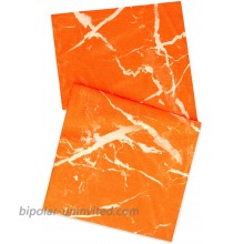 CHOK.LIDS Colorful Tie-Dye Neck Gaiter Unisex Premium Design Everyday Face Cover Balaclava for Any Indoor Outdoor Occasion Orange Marble at  Men’s Clothing store