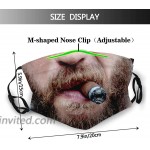 Cigar Men Face Cover Mouth Mask with Adjustable Ear Straps Breathable Bandanas for Adult Teens Kids