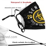 Class of Seniors 2021 Ma-sk Washable Dust Mask Reusable with Filter Pocket Adjustable Ear Loops at Men’s Clothing store