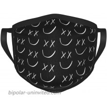 Dixiaomu Mask- Louis Tomlinson Smiley Face Reusable and Washable Cloth Face Mask Adult Black at  Men’s Clothing store