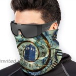Doctor Dr Who Police Cooling Face Scarf Cover Mask Neck Gaiter Headband Fishing Mask Reusable Breathable Bandana Balaclava Motorcycle Face Cover for Men Women at Men’s Clothing store