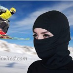 Evaty Balaclava Windproof Ski Mask Cold Weather Face Mask for Skiing Snowboarding Motorcycling Winter Wind Sports Black at Men’s Clothing store