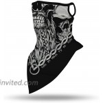 Face Bandana with Ear Loops Balaclavas Scarf Men Women and Teens Neck Gaiter Mouth Covering for Dust Wind Motorcycle Mask Bohemian-3 at Men’s Clothing store