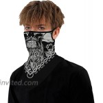 Face Bandana with Ear Loops Balaclavas Scarf Men Women and Teens Neck Gaiter Mouth Covering for Dust Wind Motorcycle Mask Bohemian-3 at Men’s Clothing store