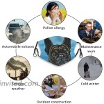 Face Cover French Bulldog Frenchie Pet Dog Art Balaclava Unisex Reusable Windproof Anti-Dust Mouth Bandanas Camping Motorcycle Running Neck Gaiter with 2 Filters for Teen Men Women at Women’s Clothing store