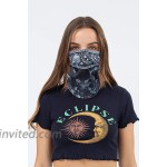 Face Masks Washable Neck Gaiter Scarf Bandana Face Covering Breathable Balaclava Black Paisley at Men’s Clothing store