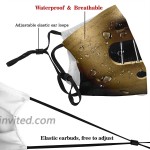 Hannibal Lecter Adults Fashion Washable Dust and Windproof Mask Reusable Face Cover Adjustable Ear Straps Black at Men’s Clothing store