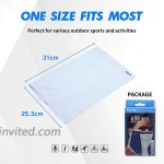 INCONTRO Cool Edge Multiff Balaclava Neck Gaiter Summer UV Protection Scarf for Sports White at Men’s Clothing store