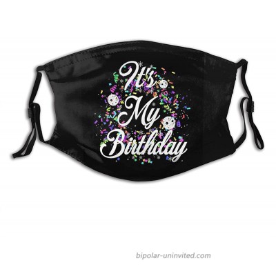 Its My Birthday Birthday Printed Face Mask Today is My Birthday Balaclava Banana Anti Dust Mask for Men Women Washable at  Men’s Clothing store