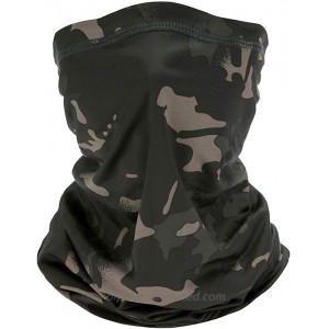 KaYtie Seamless mask Rreusable Face Fask Gaiter Headwrap Balaclava Camouflage Black at  Men’s Clothing store