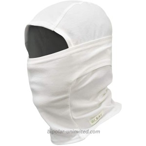 Lillabi UV & Dust Protection Balaclava White Balaclava at  Men’s Clothing store