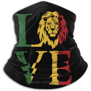 LodiSFOA Rasta Lion Jamaican Reggae Love Face Mask Bandanas Scarf Neck Warmer Balaclava Headband for Dust Outdoors Sports Sun Cold Protection Color1 One Size at  Men’s Clothing store