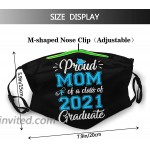 Mask - Proud Family of A Class of 2021 Graduate Mask Soft Comfortable Adjustable-Proud Mom of a Class of 2021 Graduate2 at Men’s Clothing store