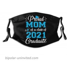 Mask - Proud Family of A Class of 2021 Graduate Mask Soft Comfortable Adjustable-Proud Mom of a Class of 2021 Graduate2 at  Men’s Clothing store