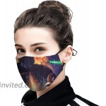 Men's Women's Face Mask 3pc Protective Balaclava Mouth Cover Windproof Dustproof Adjustable at Women’s Clothing store