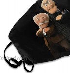 Mens Womens Kids Anti Dust Protection The Muppets Funny Statler and Waldorf 80'S Sitcom Grumpy Old Adjustable Cotton Face Cover at Women’s Clothing store