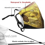 Mortal Kombat Scorpion Adults Fashion Washable Dust and Windproof Mask Reusable Face Cover Adjustable Ear Straps Black at Men’s Clothing store