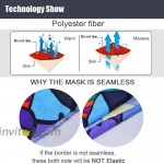 Motusamare Unisex UV Protection Face Bandana Reusable Half face Cover Mask Scarf Neck Gaiter Balaclava for Men Women6pcs