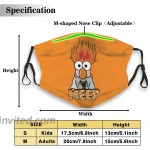 Mu-Ppets From The Bea-Ker Face Mask Adult Kids Men'S Dust Reusable Mask Unisex With Filter Multiple Filter Packs at Men’s Clothing store