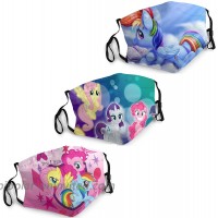 My Little Pony Face Masks Mouth and Nose Protection Reusable Adult Child mask at  Men’s Clothing store