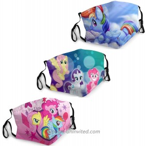 My Little Pony Face Masks Mouth and Nose Protection Reusable Adult Child mask at  Men’s Clothing store