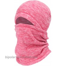 mysuntown Winter Balaclava Ski Mask Tactical ski Full Face Cover Neck Warmer Hats Scarf for Men Women for Cold Weather Pink