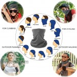 Neck Gaiter Face Mask Reusable Bandana Balaclava Cloth Face Masks Shields Cover Motorcycle Head Scarf for Men Women 3 Camouflage & Black & White & Blue at Men’s Clothing store