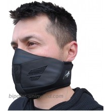 Neoprene Winter Half Face Mask- Ski Snowboarding Motorcycle. with Air Vents Black