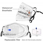Proudly Vaccinated Hug Me Im Vaccinated Stylish Face Mask Adjustable Decorations Anti-Fog Anti Dust for Men Women Black at Men’s Clothing store