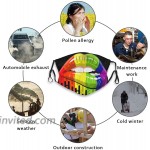 Rainbow LGBT Gay Pride Face Mask for Adults with 2 Filters Breathable Washable Reusable Balaclava