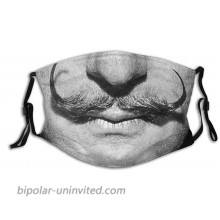 Salvador Dali Mustache Portrait Adults Fashion Personalized Custom Mouth Cover for Protection at  Men’s Clothing store