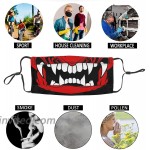 Samurai Oni Reusable Outdoor Coverings Mask Protective 5-Layer Activated Carbon Filters Bandana at Men’s Clothing store