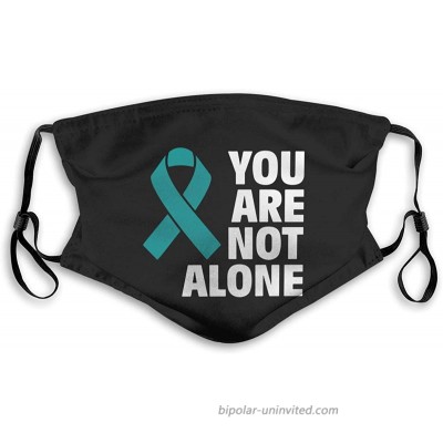 Sexual Assault Awareness Unisex Anti-Pollution Mask Dust Mask with Filter Mask Black at  Women’s Clothing store